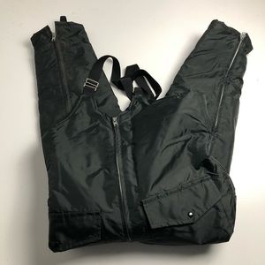 Brush Fire Snowpants Suspenders Black Mens
